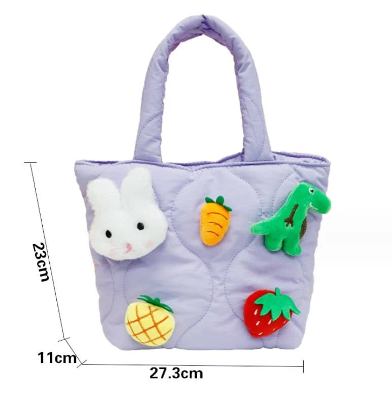 Spot hunt 3D Stitched Cute Soft Hand bag for kids