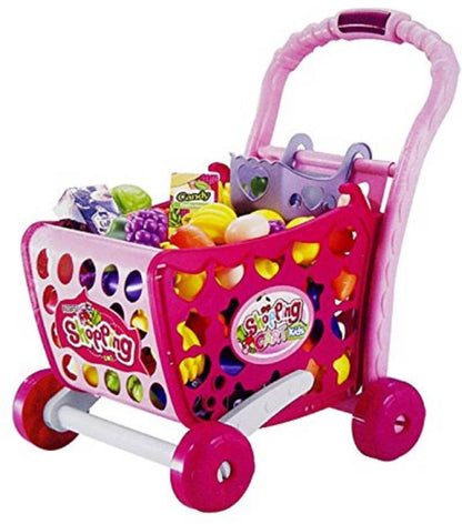 Spot Hunt 3 in 1 Kids Supermarket Shopping Cart Hand Induction with Light & Sound