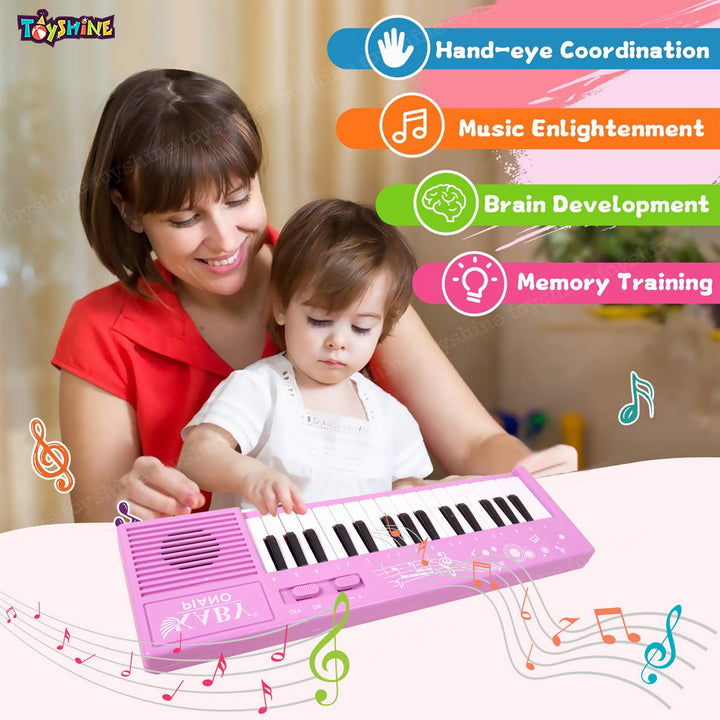 PORTABLE 32 KEYS & 32 MELODY SOUND MINI KEYBOARD PIANO MUSICAL TOYS FOR BABIES AND KIDS, 3+ YEARS KIDS PIANO