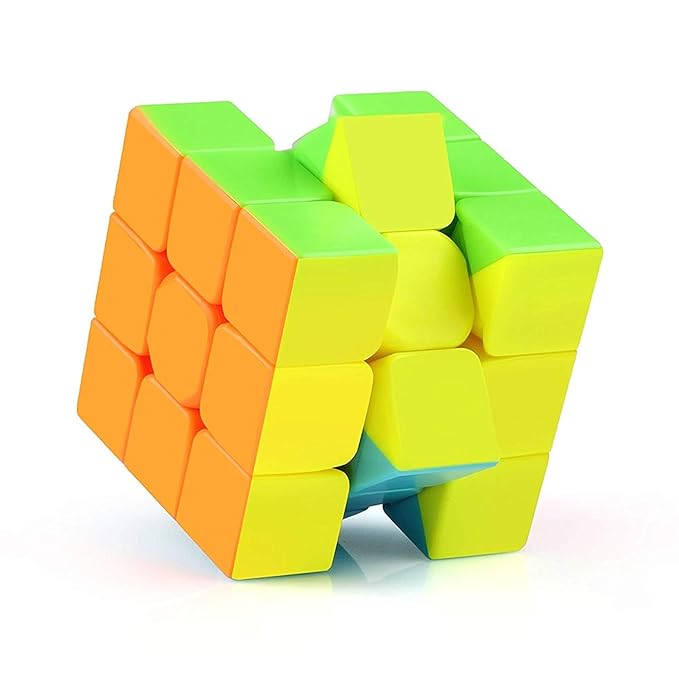 Cubes 3x3 High Speed Sticker Less Magic Puzzle Cube Game Toy (3x3)