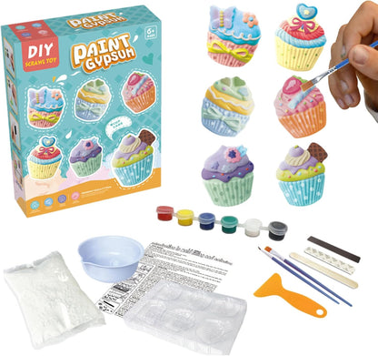 Spot hunt paint cupcakes DIY KIT/ washable arcylic paint / Best DIY Paint kit gift for boys and girls