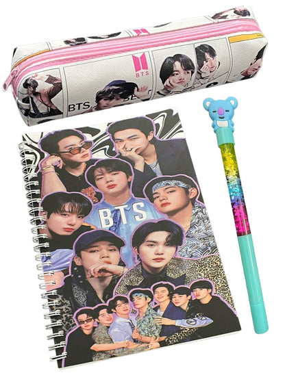 Notebook Diary / Bangton Boys Pop Singer Group Theme Smooth Finish Spiral Diary