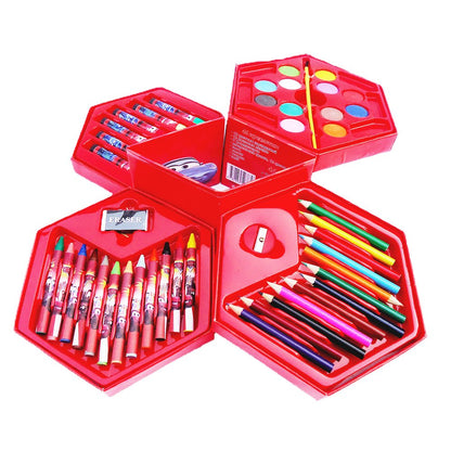 Spot Hunt Colors Box Color Pencil,Crayons, Water Color, Sketch Pens Set Of 46 Pieces