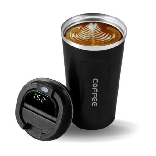 Smart Temperature Coffee Mug with Leakproof Lid – 510ml