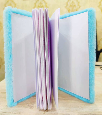 Fur Diary for Kids Personal Fur School Notebook Birthday Return Gift Set A5 Notebook Both Side Ruled 160 Pages  (Blue)