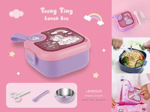 Cute Animal & Space Theme Lunch Box for Kids 750ml