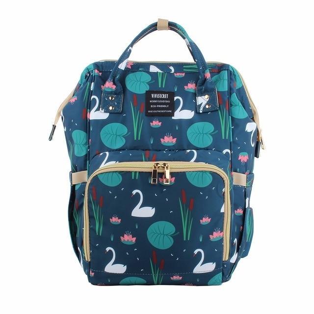 Cute Printed Diaper Backpack