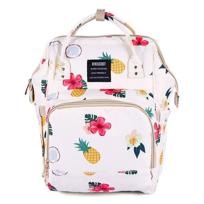 Cute Printed Diaper Backpack